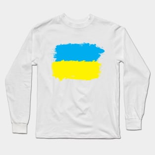 Flag of Ukraine Long Sleeve T-Shirt